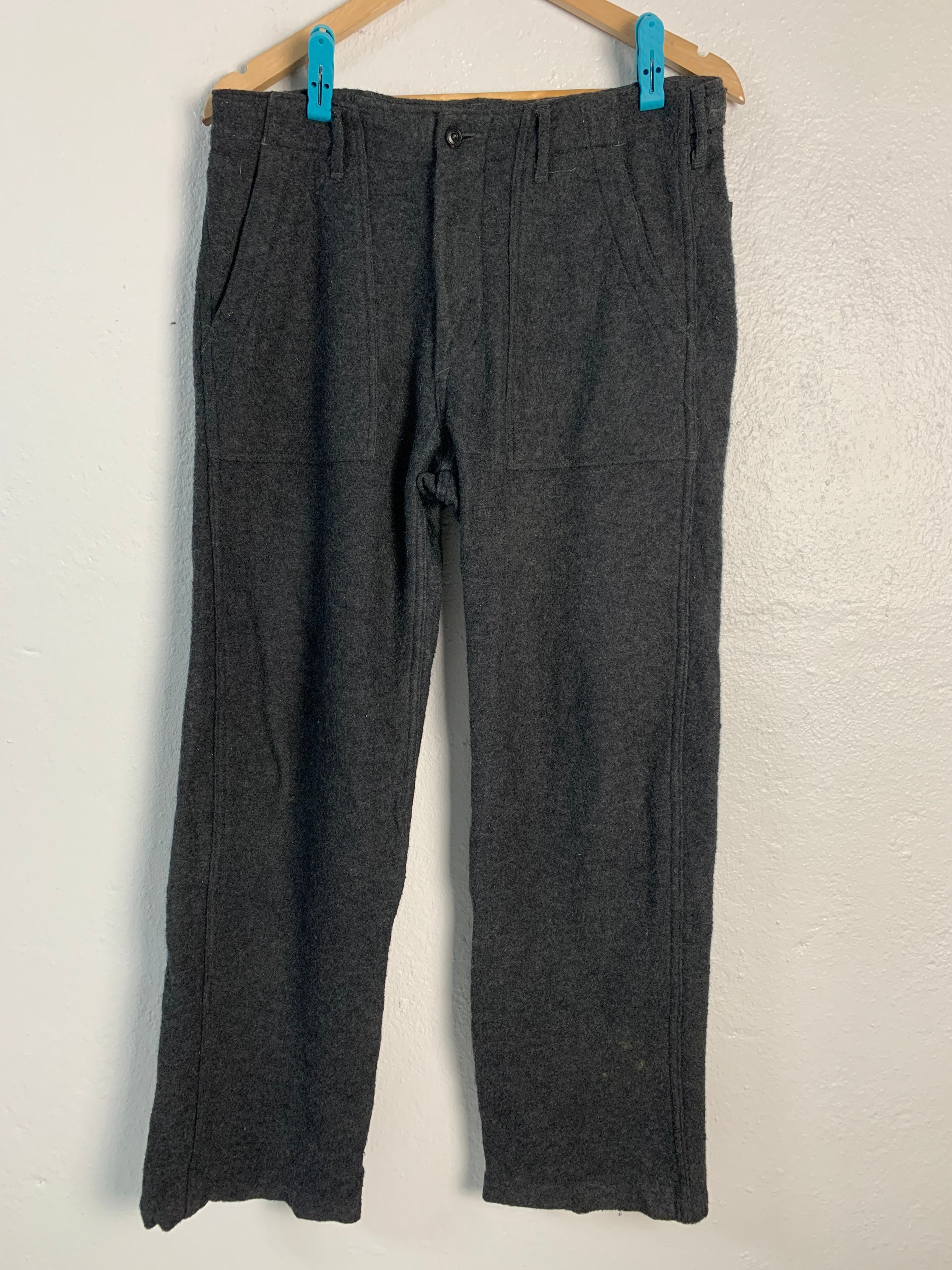 パンツ DANTON wool pants 34 Danton Wool Pants - Etsy