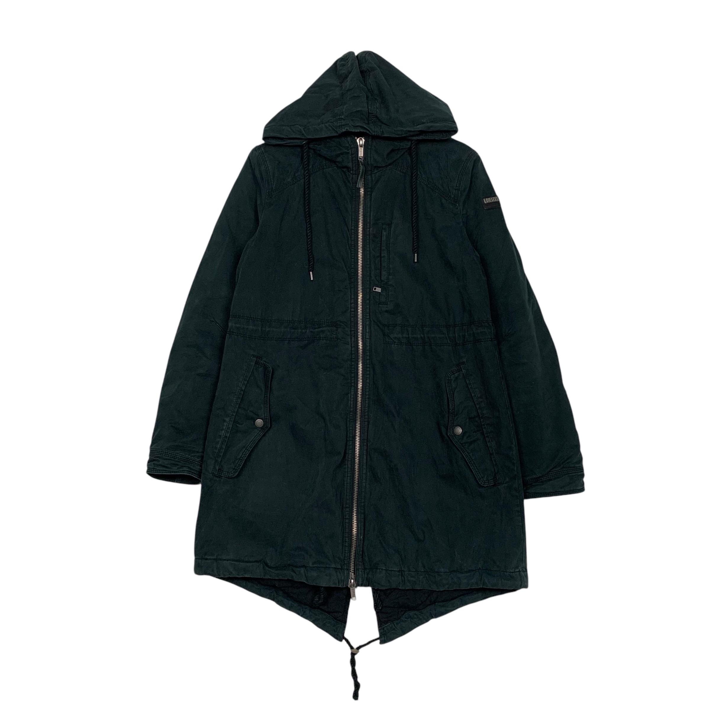 Diesel Hooded Cotton Parka Jacket - Etsy
