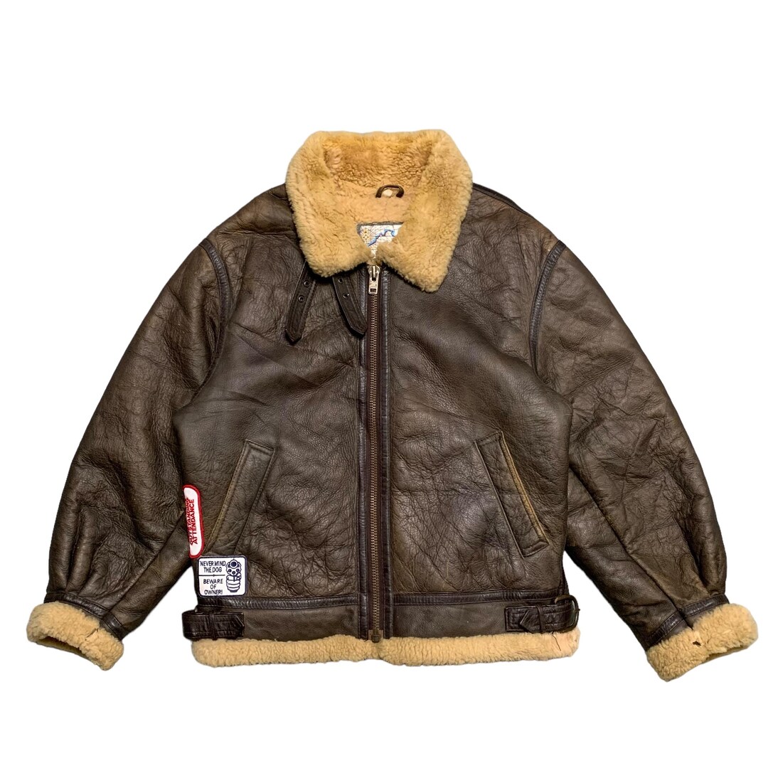 Terra Australis Shearling B3 Jacket - Etsy Canada