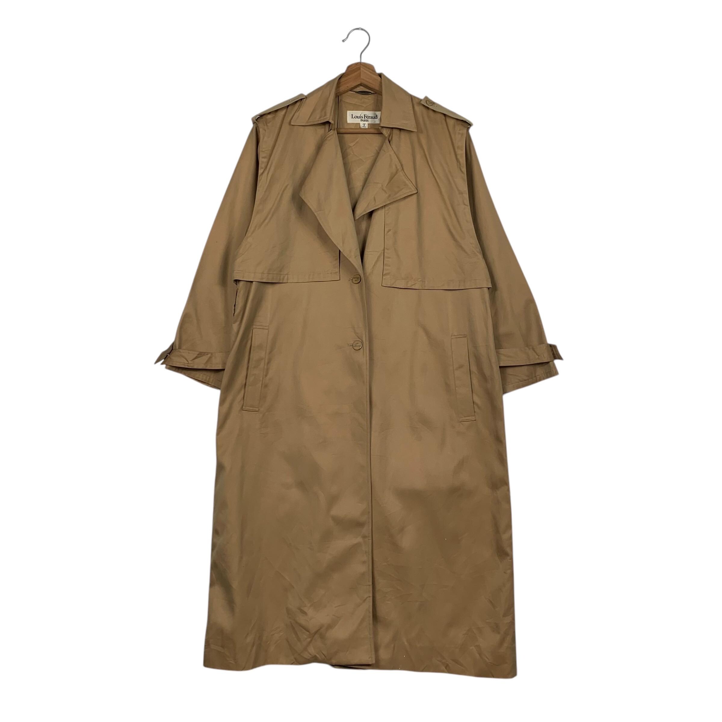 Louis Féraudヴィンテージ レッドAライン ロングコート M