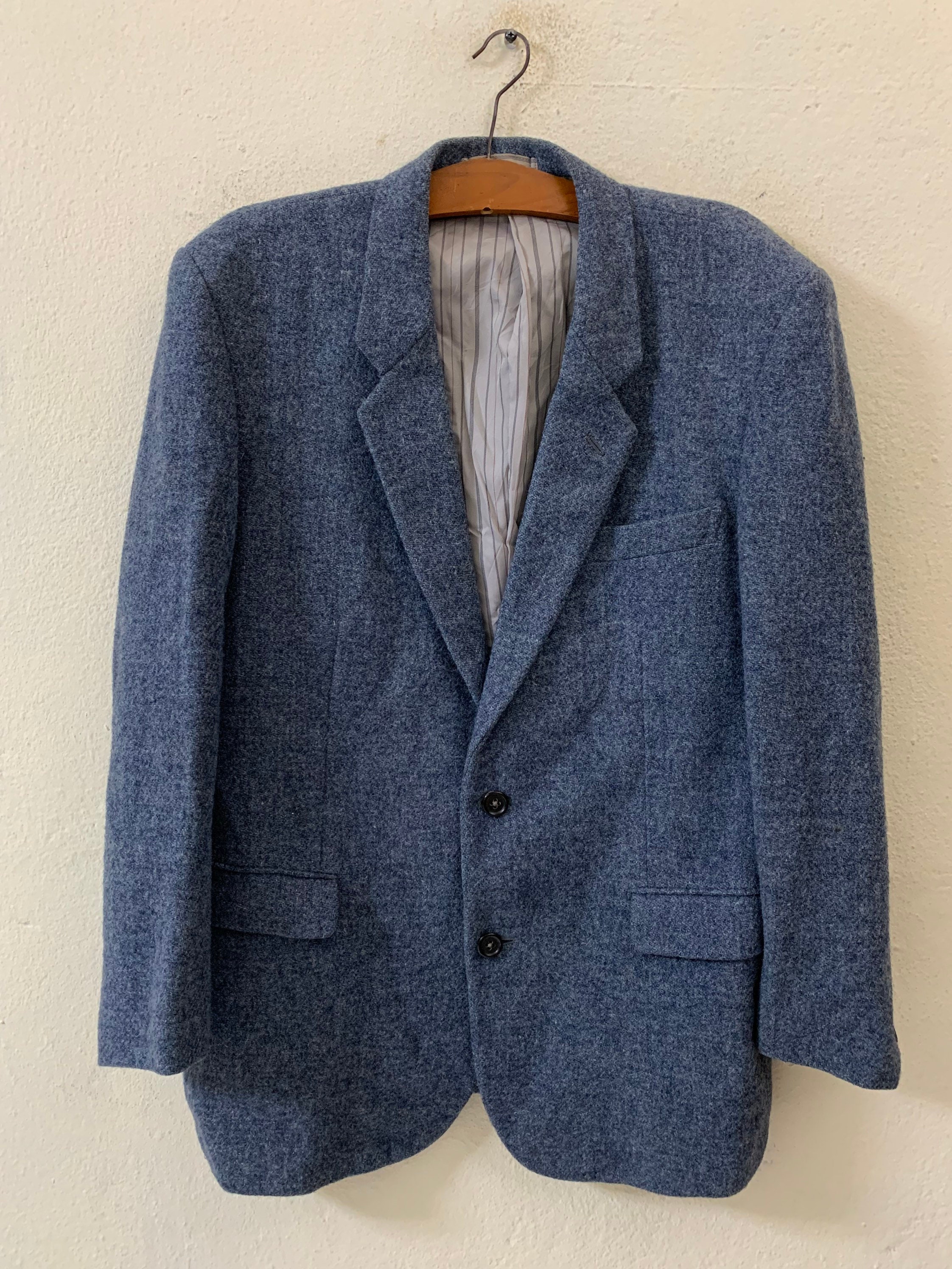 Vintage 50s Harris Tweed Jacket EBM Denmark Mens Size M L
