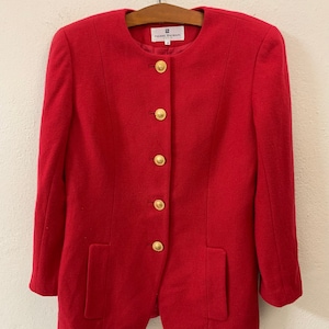 Pierre Balmain Red Jacket