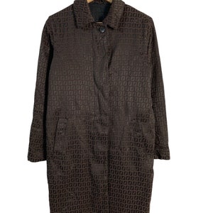 Fendi Monogram Trench Coat
