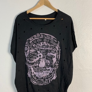 Edge Line Skull Billy The Kid Tee