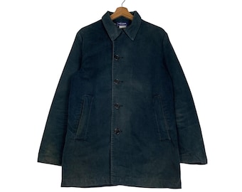 Vintage German Chore Coat Work Jacket Pit 21