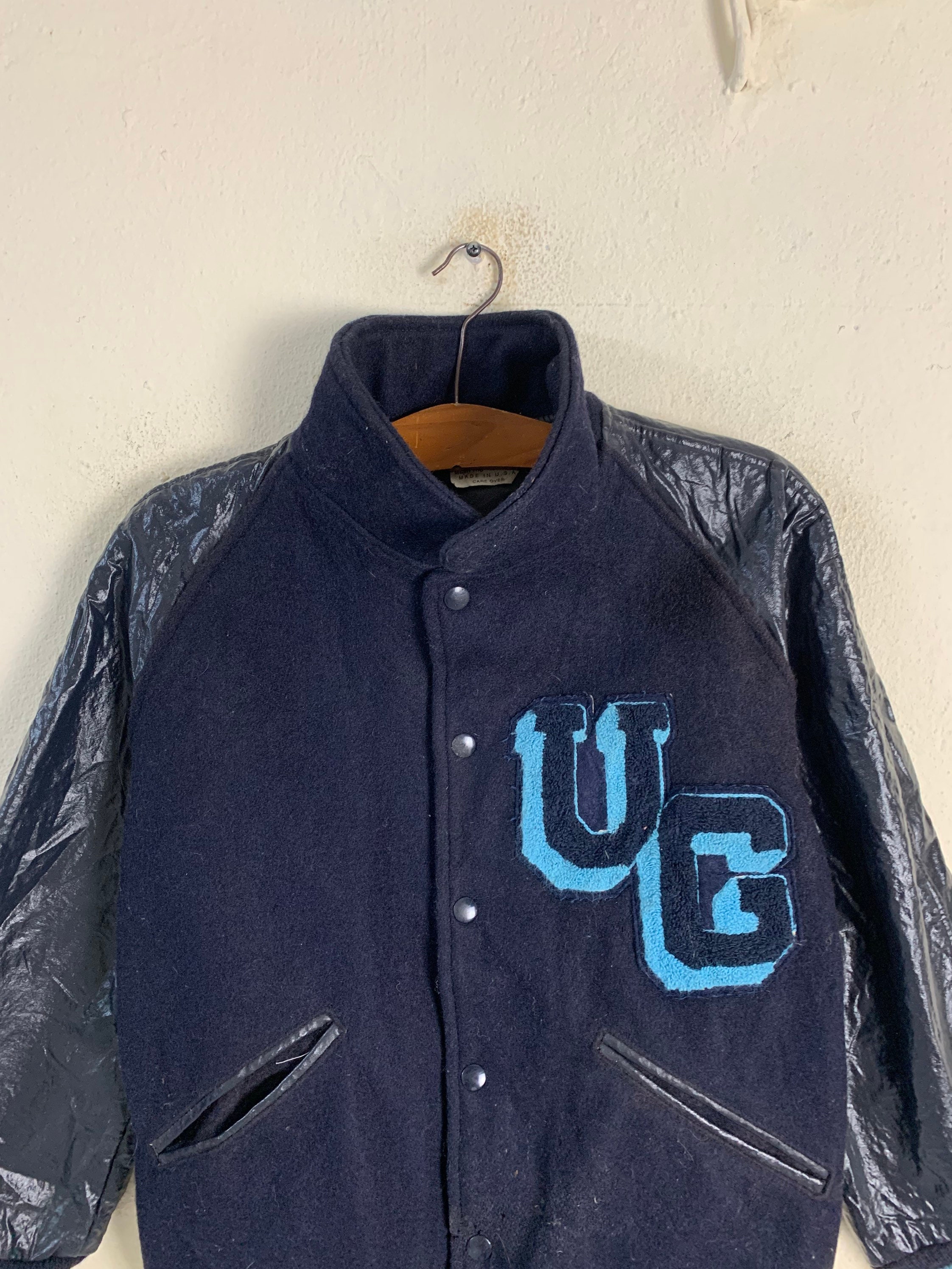 Vintage Howe Athletic Apparel Leather Varsity Jacket - Etsy