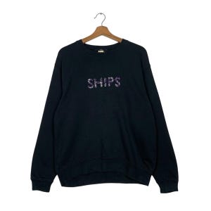 Japanese Brand Ships Crewneck Sweatshirt