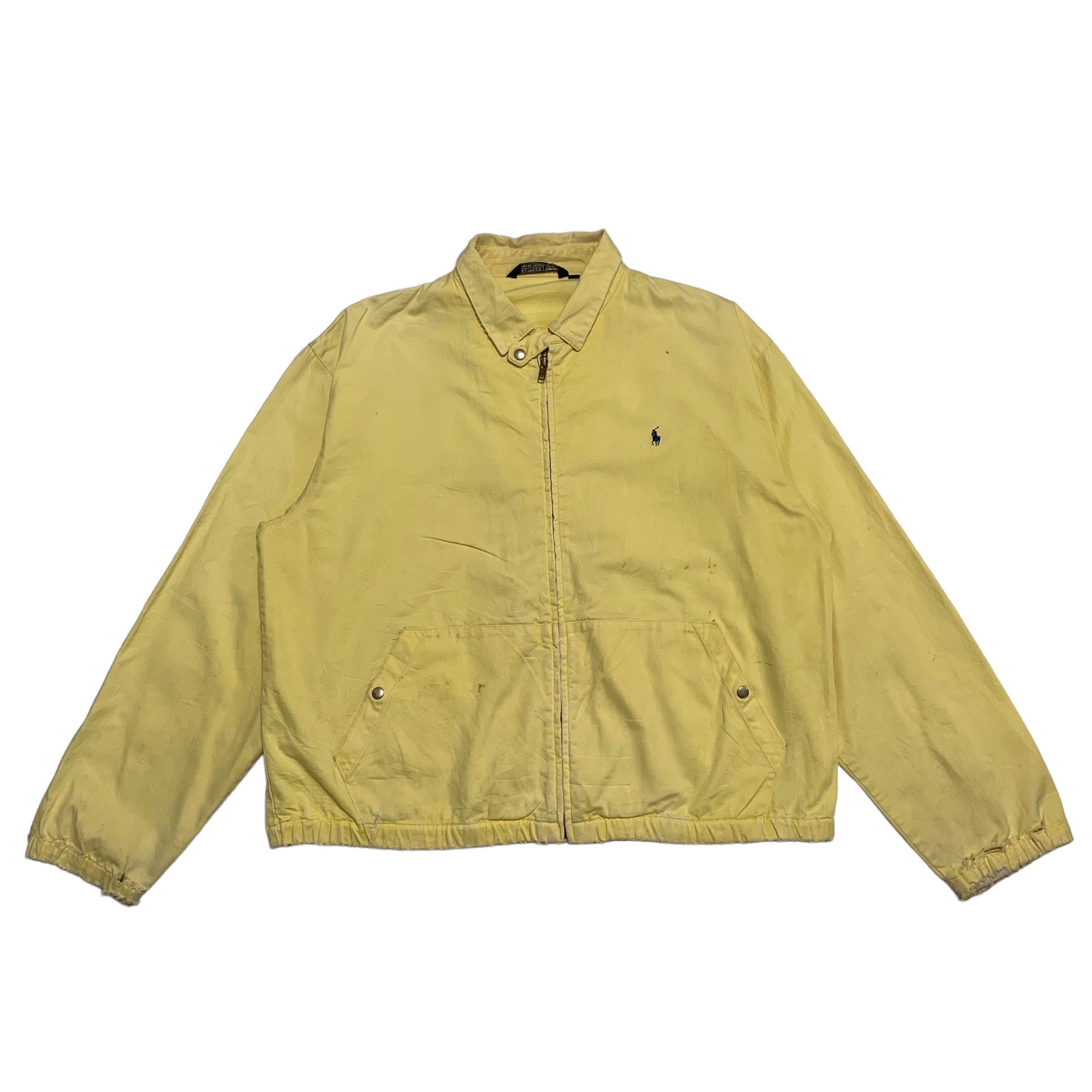 Vintage Polo Ralph Lauren Yellow Jacket - Etsy Canada