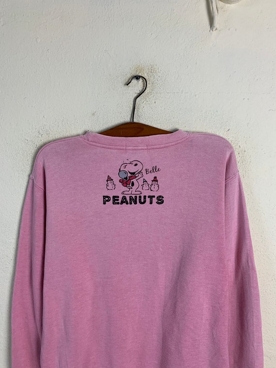 Peanuts Snoopy Pink Sweatshirt - Etsy