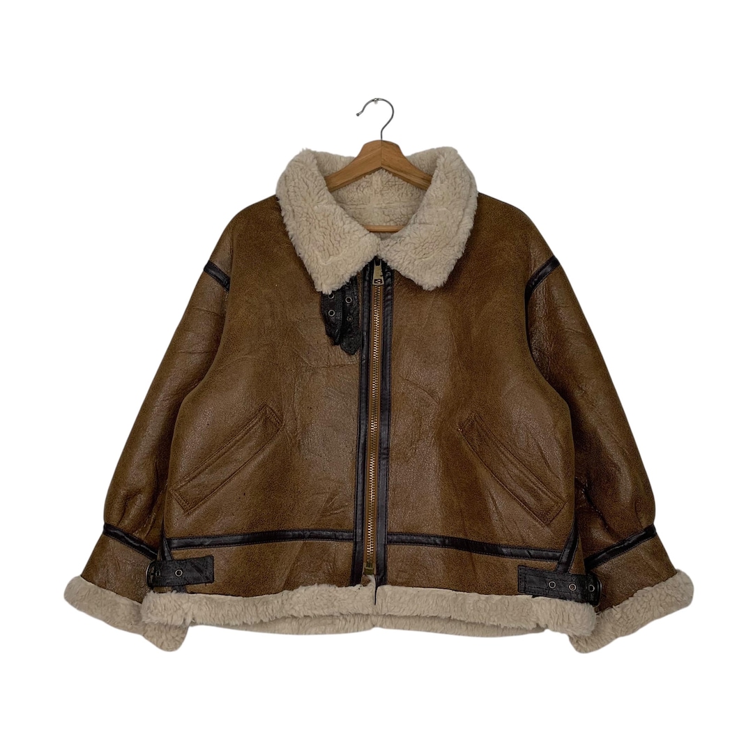 Japanese Brand Randeboo Shearling Jacket - Etsy