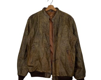 Japanese Brand Flight Leather Jacket