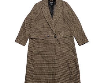 Zara Herringbone Coat