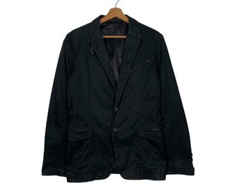 Black Faded Nicole Club for Men Japan Style up Zipper Jacket - Etsy