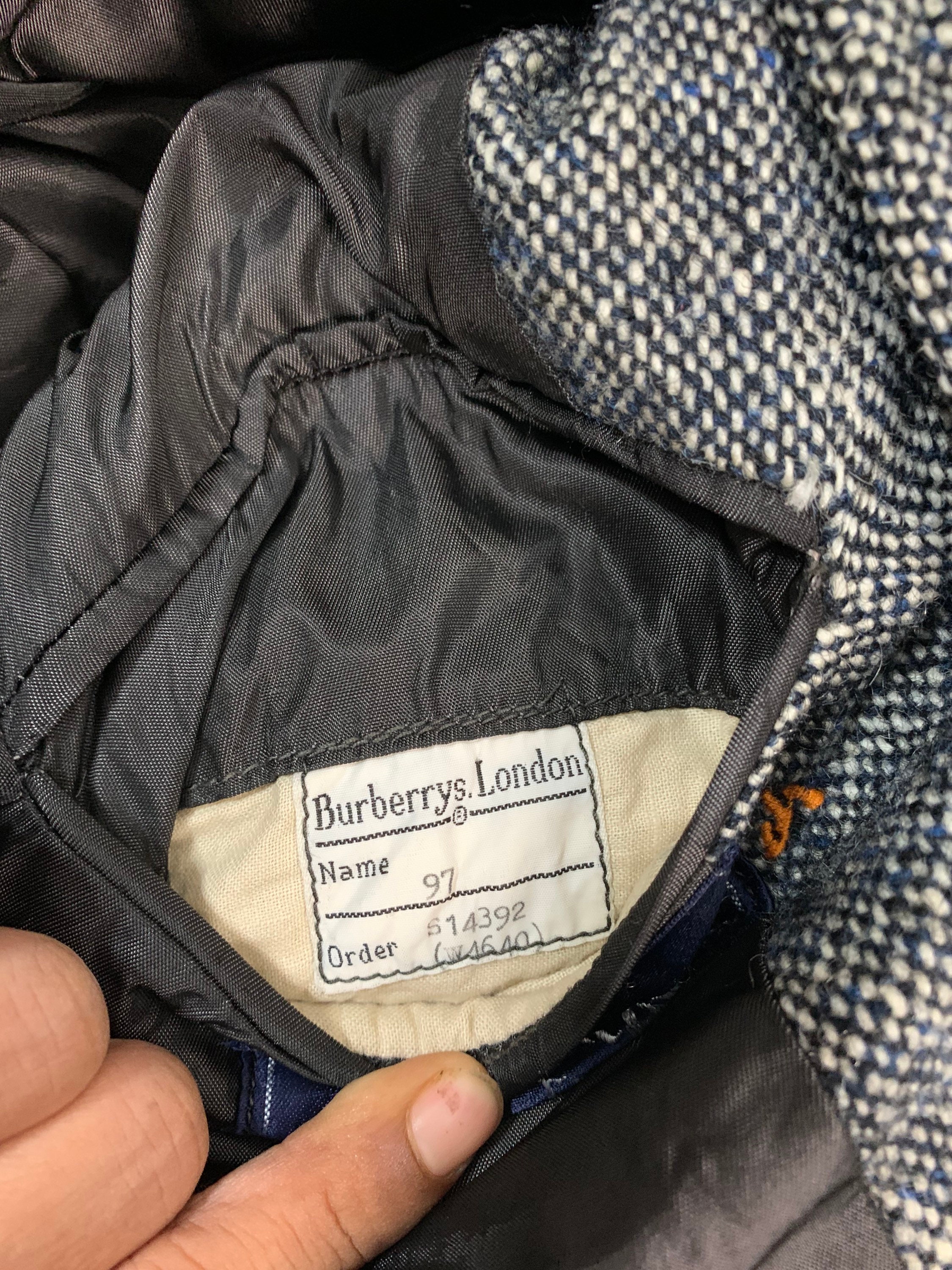 Vintage Burberrys Tweed Coat - Etsy Vintage Burberrys Tweed Coat - Etsy