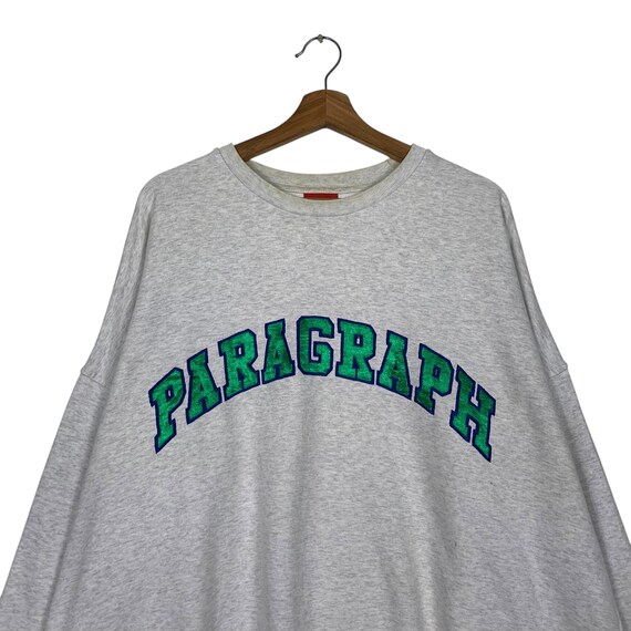 Paragraph Big Logo Crewneck Sweatshirt - Etsy