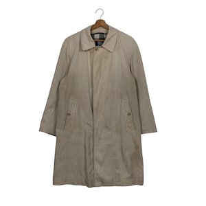 VINTAGE BURBERRY POLAND Nova Check Trench Coat Casual Jacket VINTAGE BURBERRY POLAND Nova Check Trench Coat Casual Jacket