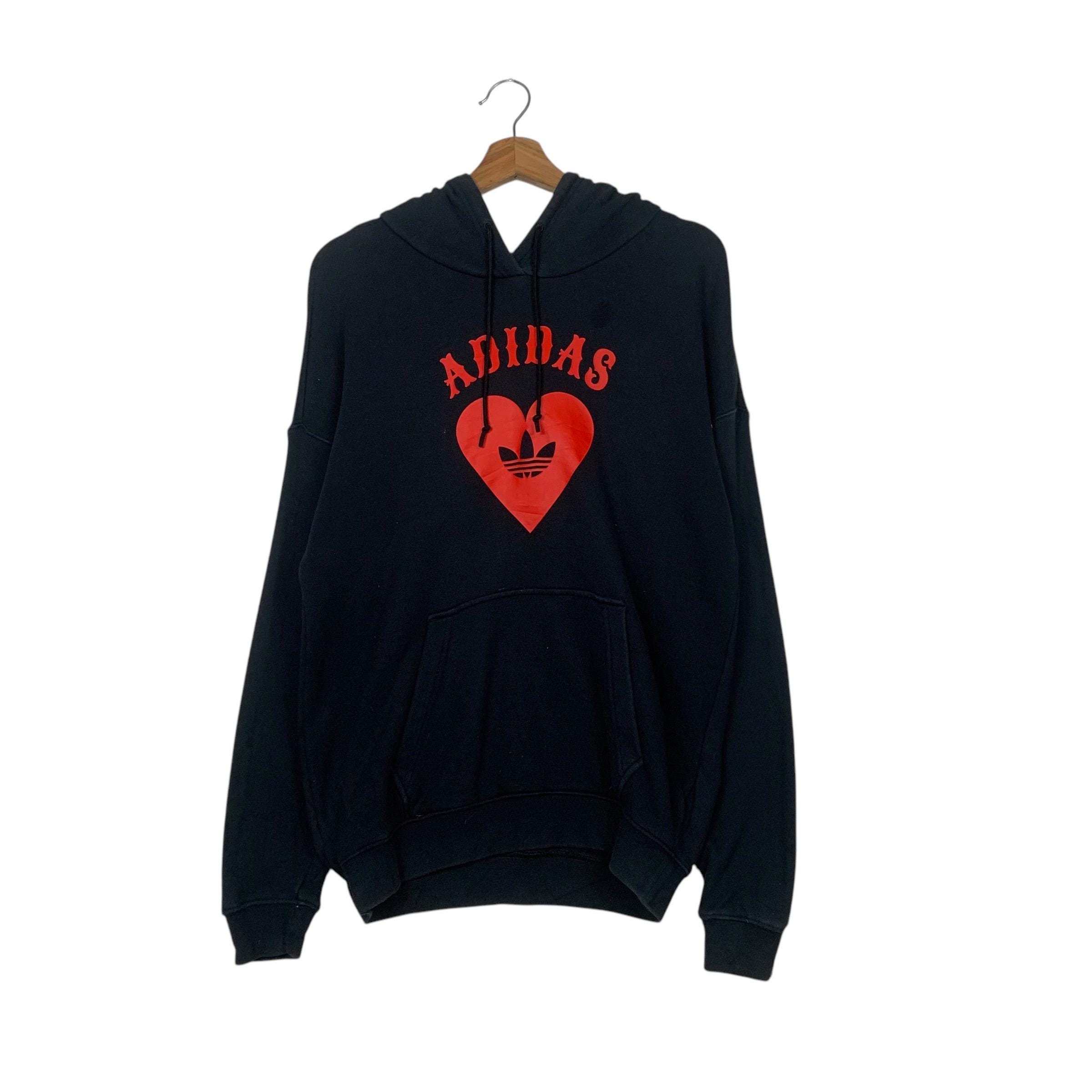 Adidas Love Pullover Hoodie - Etsy
