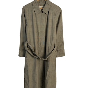 Aquascutum Plaid Trench Coat
