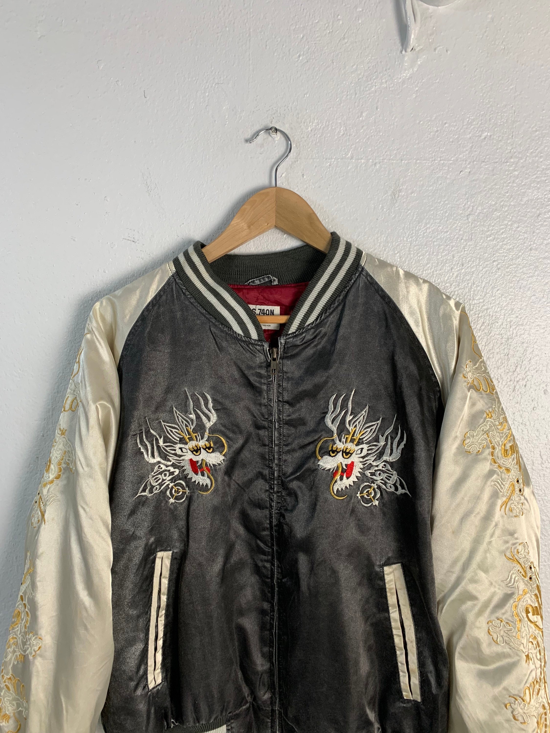 Vintage US740N Stadium Yokosuka Dragon Sukajan Jacket - Etsy