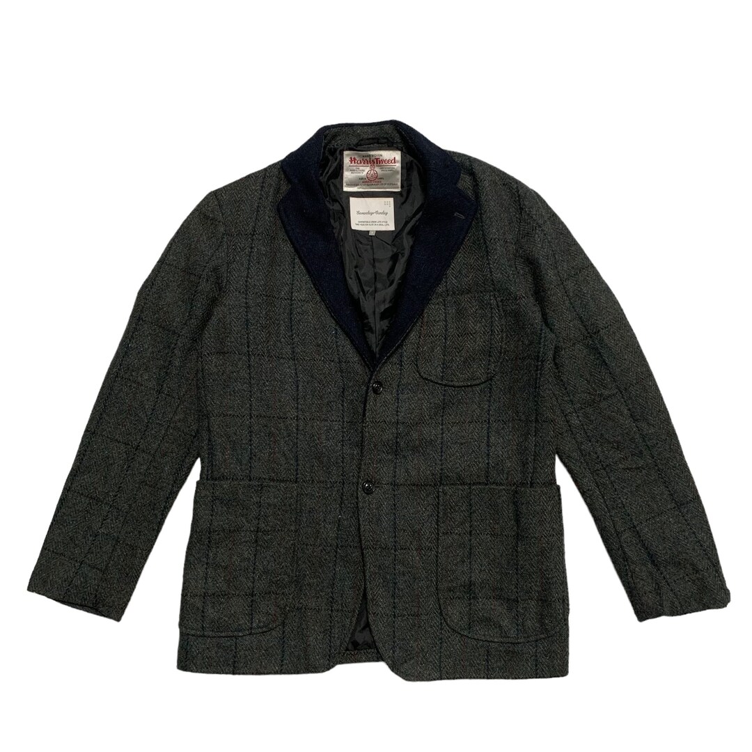 ジャケット・アウター Sevendays Sunday Harris Tweed Harris Tweed X Sevendays Sunday Jacket - Etsy
