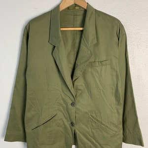 90s Vintage Aquascutum Check Unlined Button up Bomber Graph 90s Vintage Aquascutum Check Unlined Button up Bomber Graph