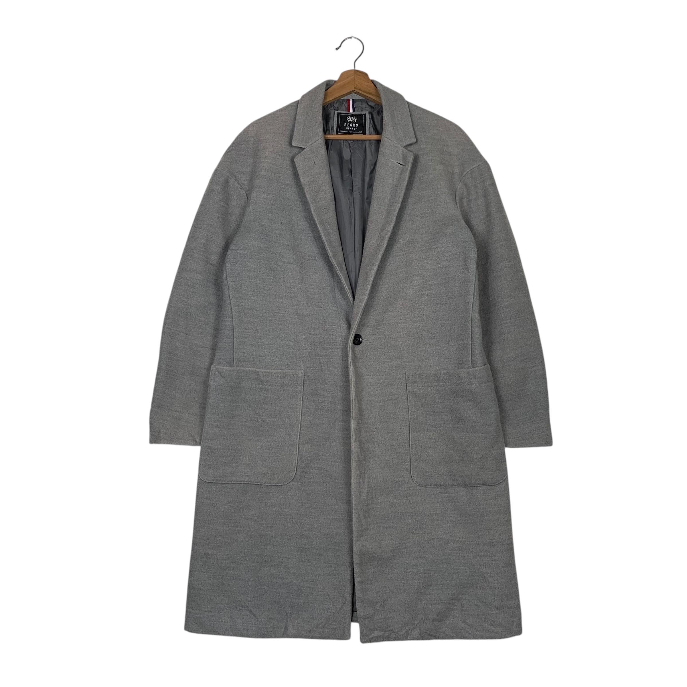 【ほぼ新品】 BEAMS HEART standup coller coat ほぼ新品】 BEAMS HEART standup coller coat