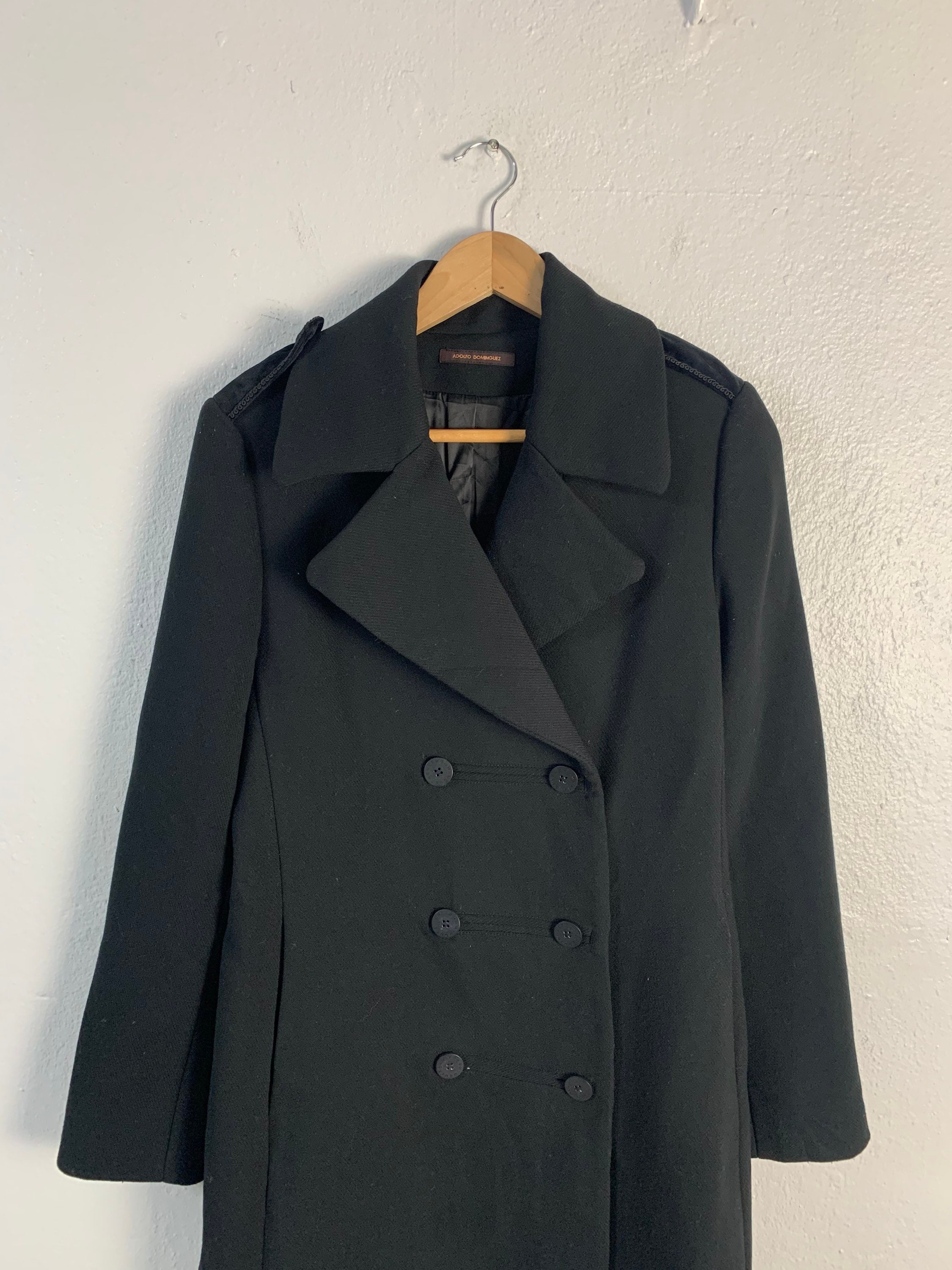 Adolfo Dominguez Double Breast Coat - Etsy