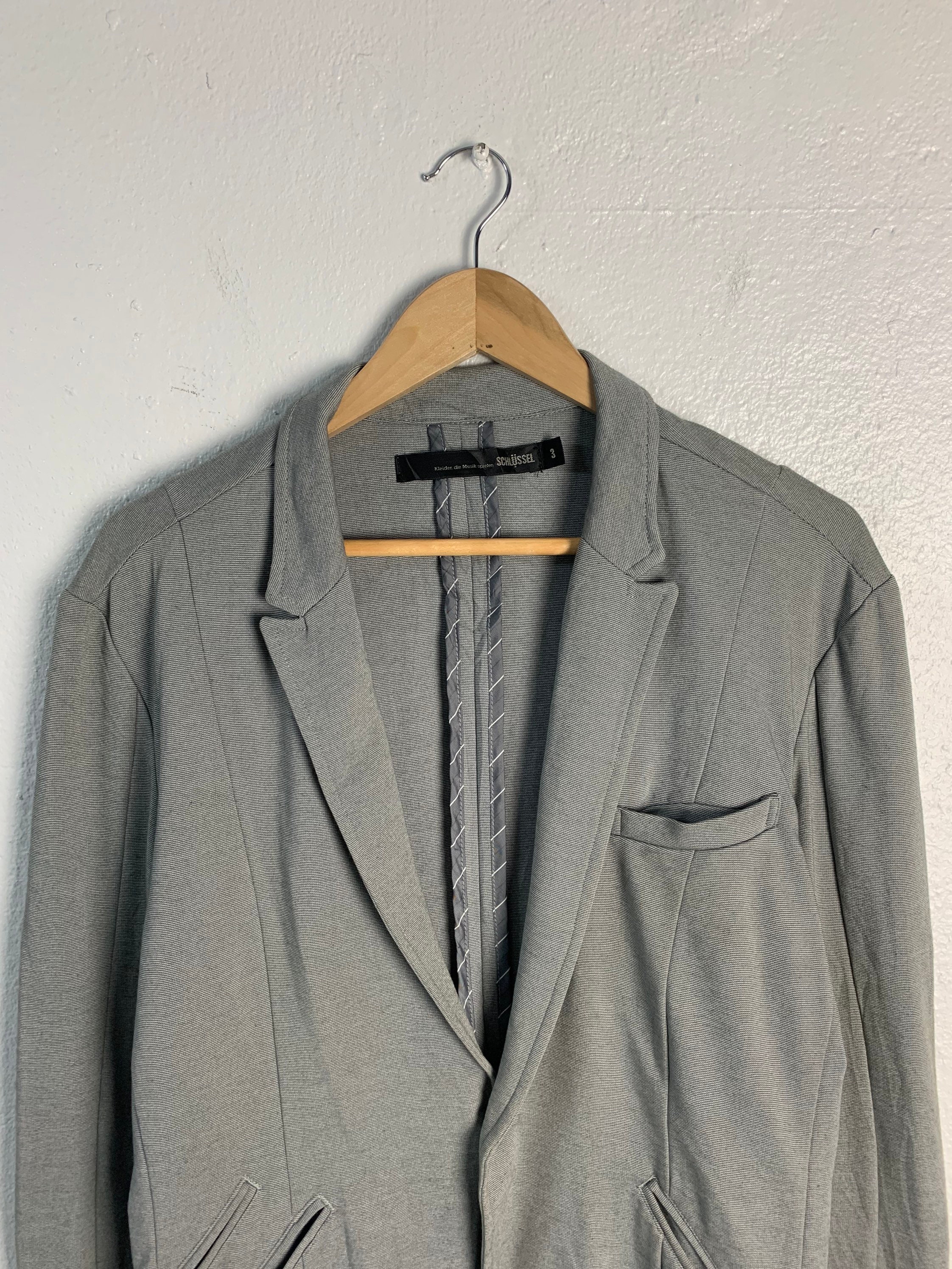 SCHLUSSEL coating bontage zip jacket 【公式通販】
