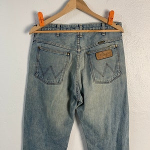 Vintage Wrangler Selvedhe Patchwork Jeans afbeelding 10