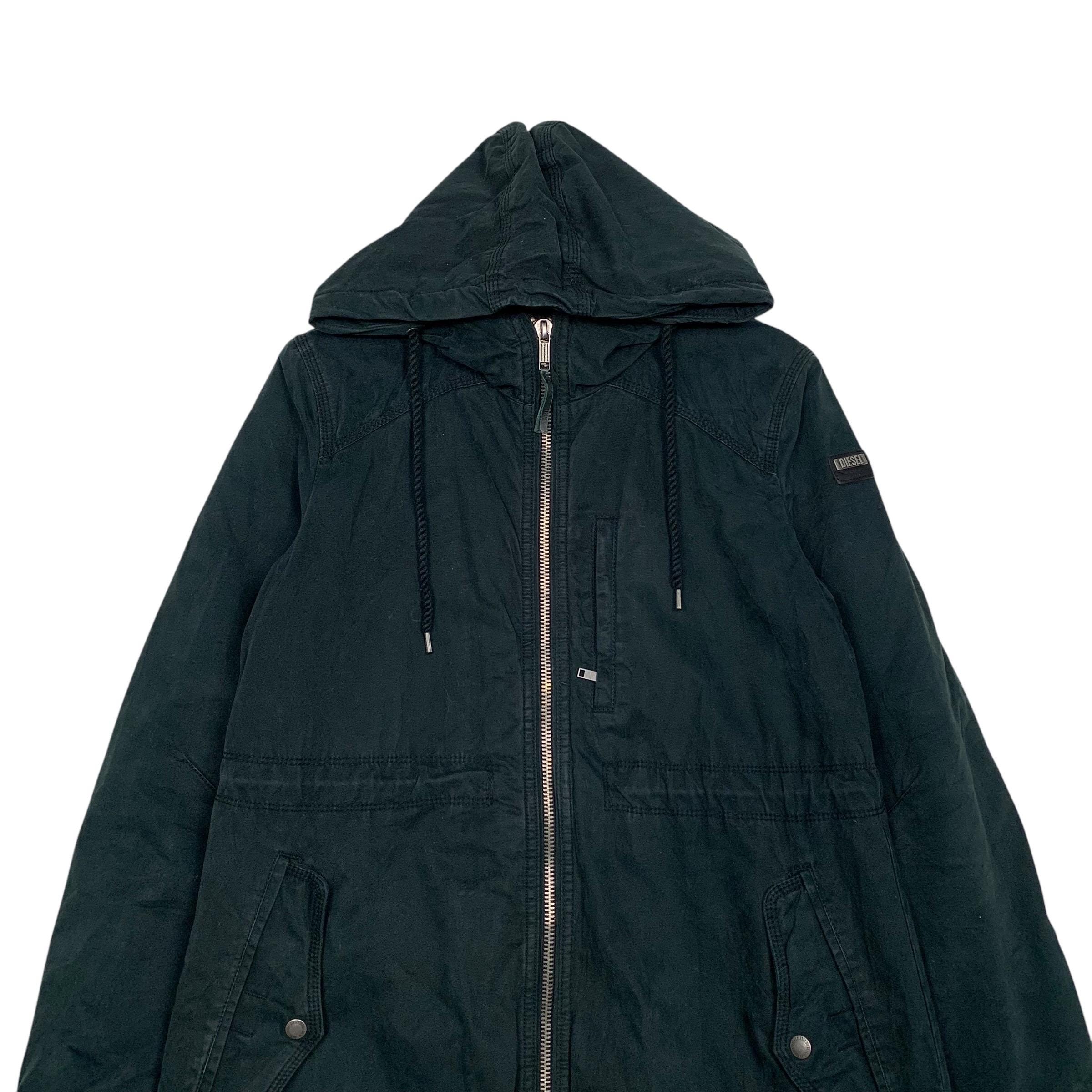 Diesel Hooded Cotton Parka Jacket - Etsy