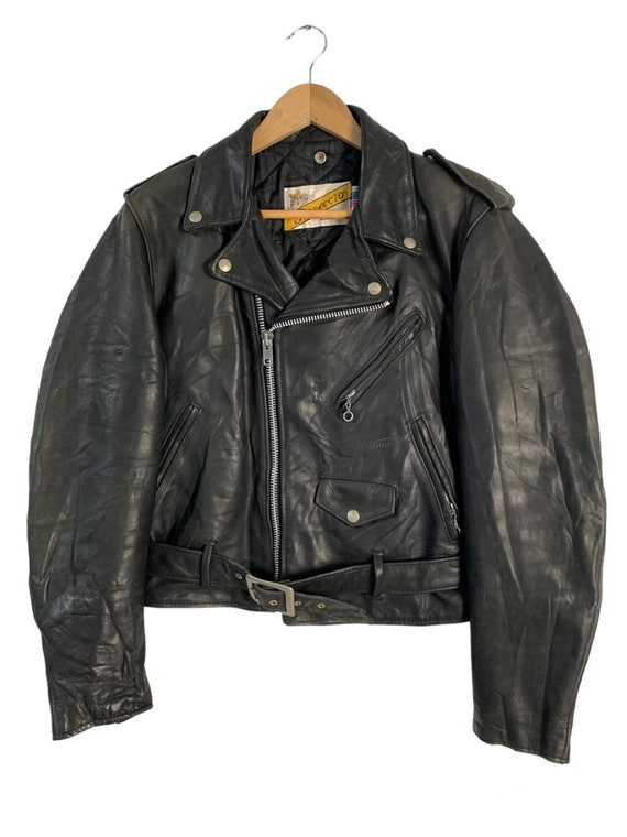 Vintage Schott Perfecto Double Colar Rider Leather Jacket Etsy