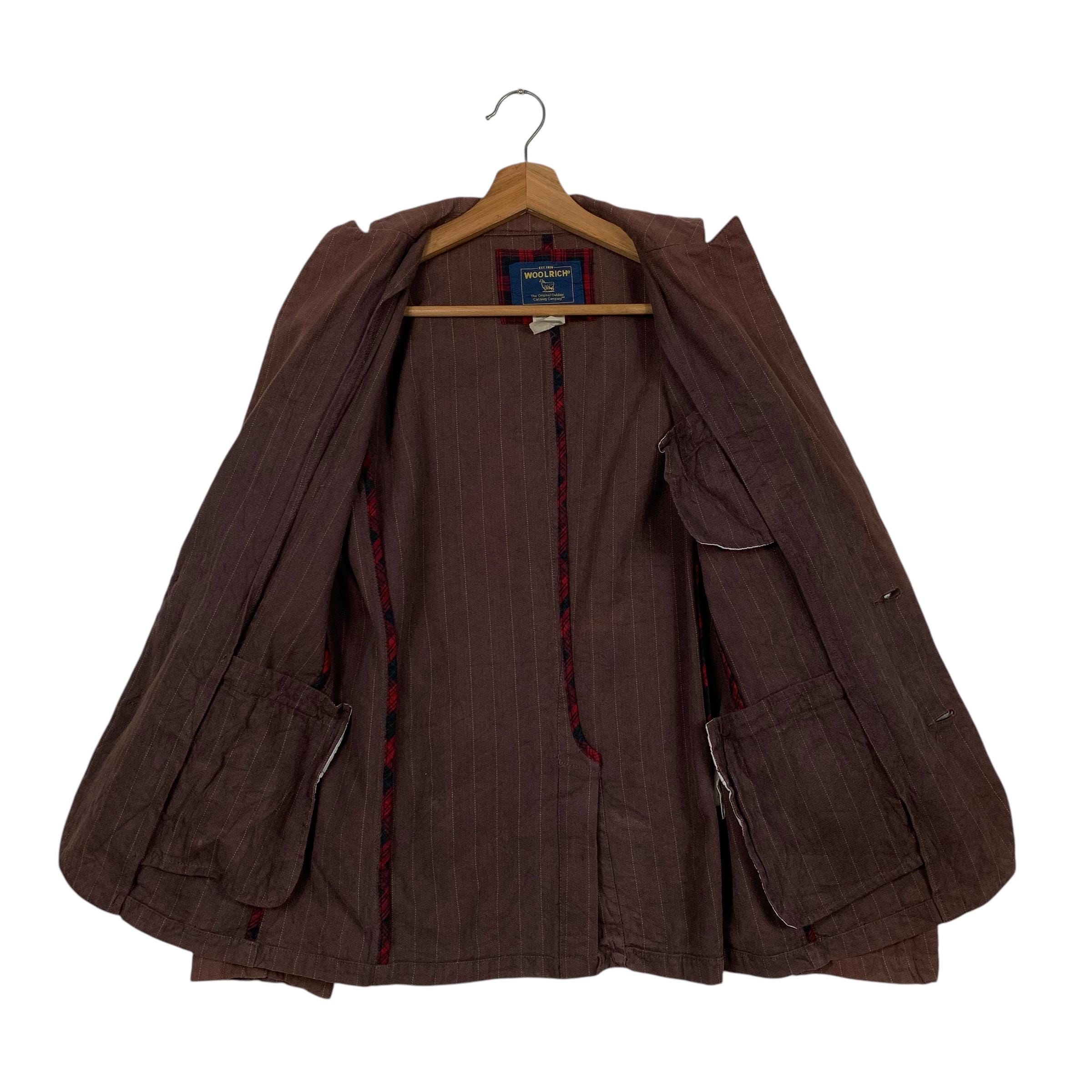 Woolrich Stripe Casual Jacket - Etsy