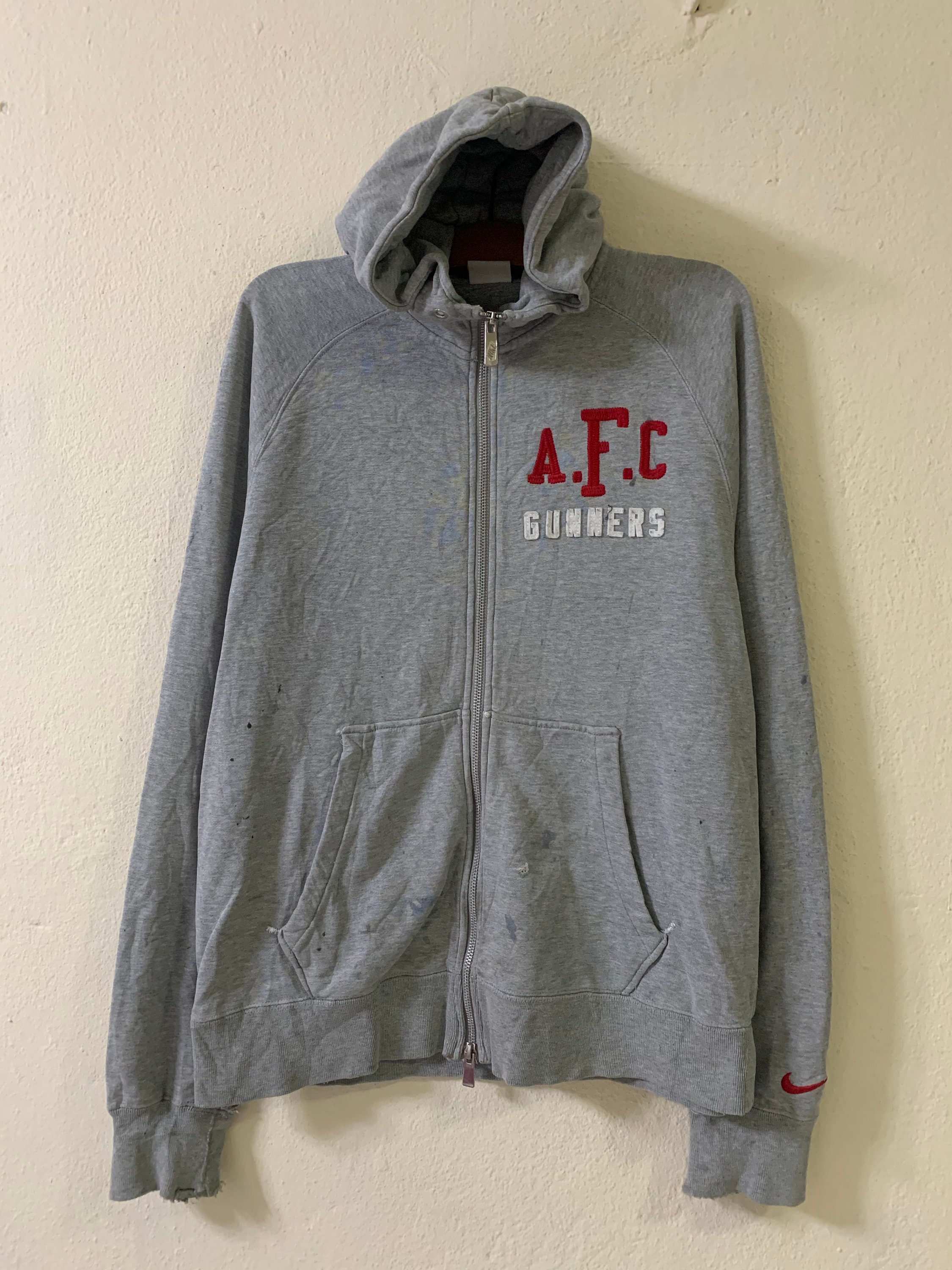 Competidores Significado Aptitud Sudadera con capucha Nike AFC Gunners - Etsy España