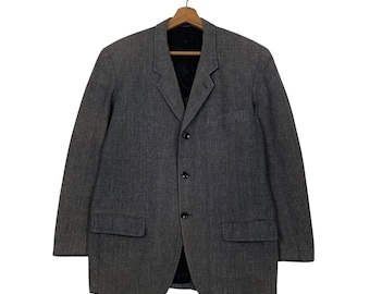 90s yohji yamamoto ジャケット Supreme x Y's Leather Jacket Black Yohji Yamamoto FW25 Large IN