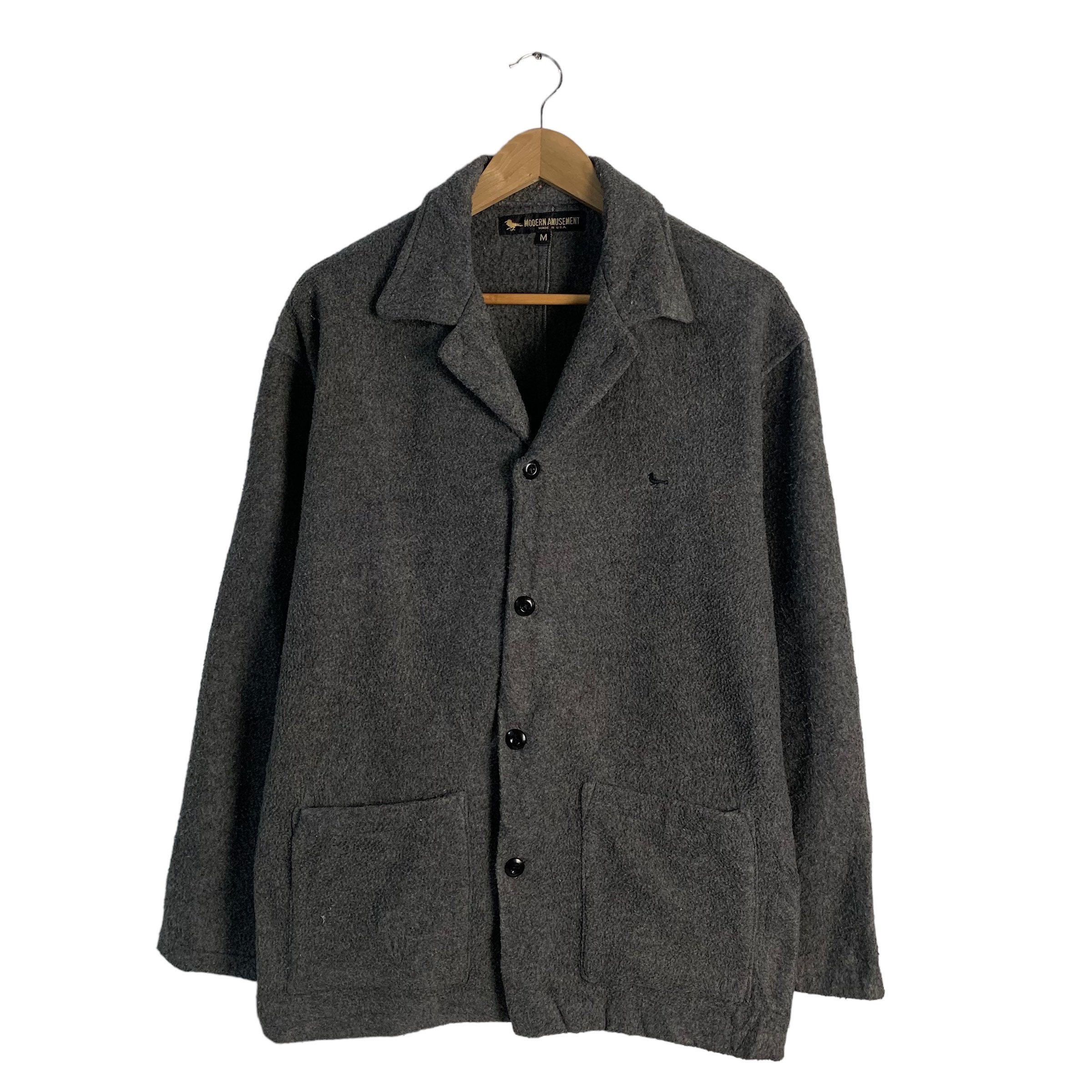 ジャケット・アウター shaggy accent button jacket coat shaggy jacket coat（チェスターコート） | CODE A（コードエー