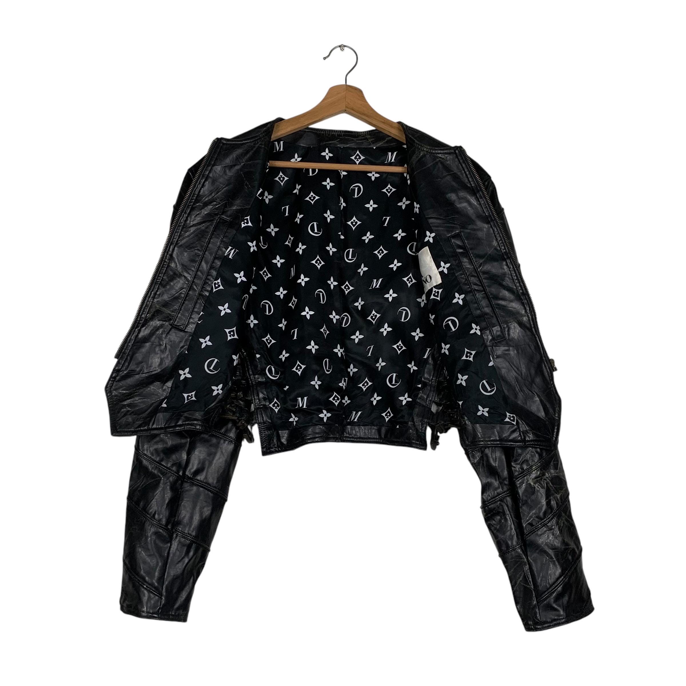 90s luna mattino zip short leatherjacket 【公式通販】