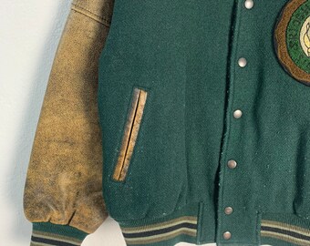 ジャケット・アウター 80s vintage McGREGOR wool bomber jacket Vintage Mcgregor Wool Bomber Jacket Size L Fits M - Etsy