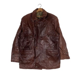 Vintage Carpell Leather Jacket Made In Italy