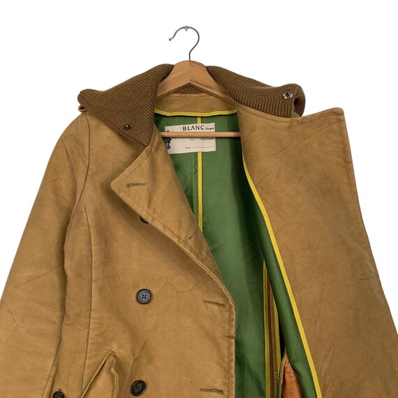 Blanc Basque Double Breasted Coat - image 7