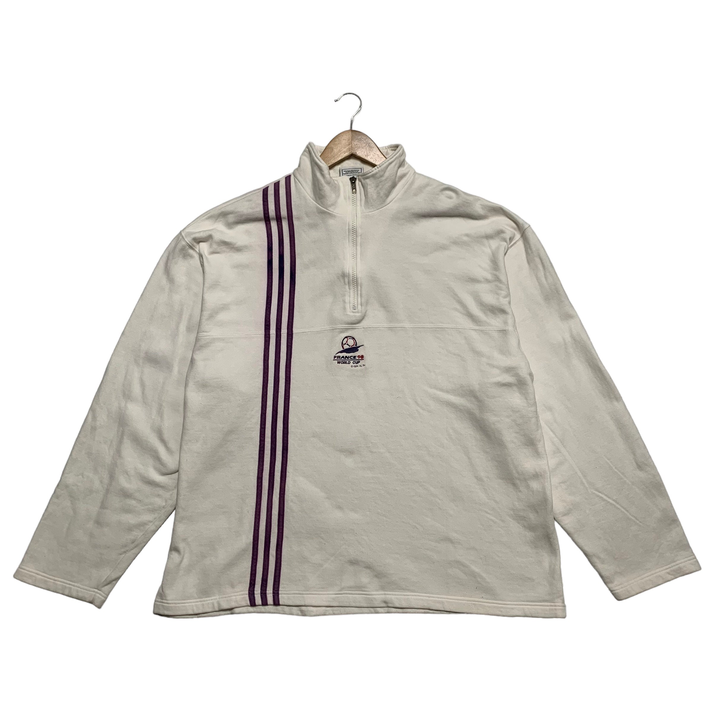 ウェア 90S VINTAGE 98 FRANCE WORLD CUP adidas Adidas Retro Vintage France FIFA World Cup 1998 Final Soccer