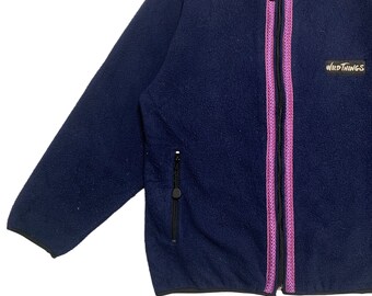Wild Things Fleece Zipper Jacket - Etsy