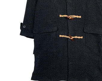 Japanese Brand Cubic Measure Hooded Wool Duffle Coat - Etsy