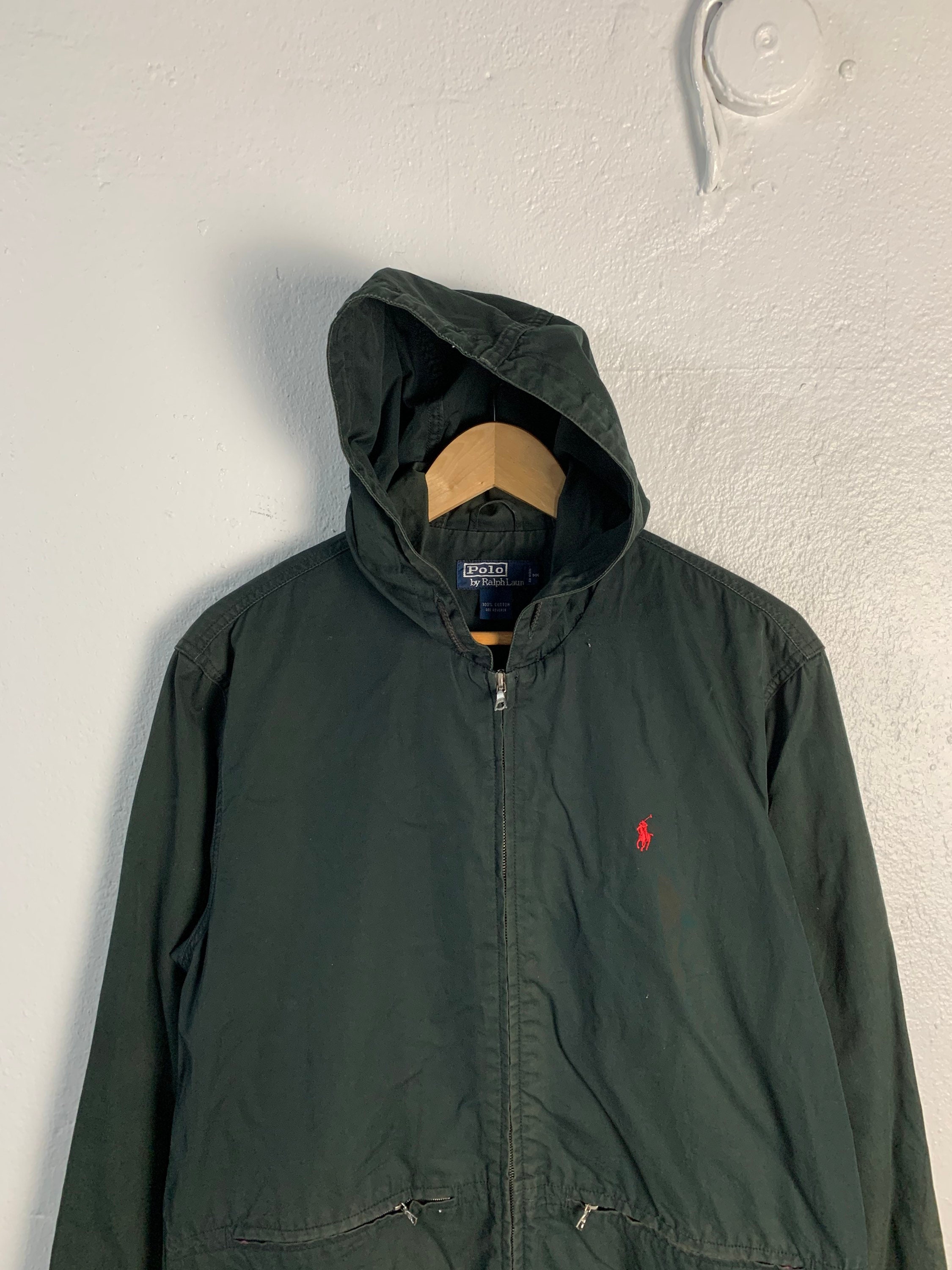 Polo Ralph Lauren Hooded Zipper Jacket - Etsy