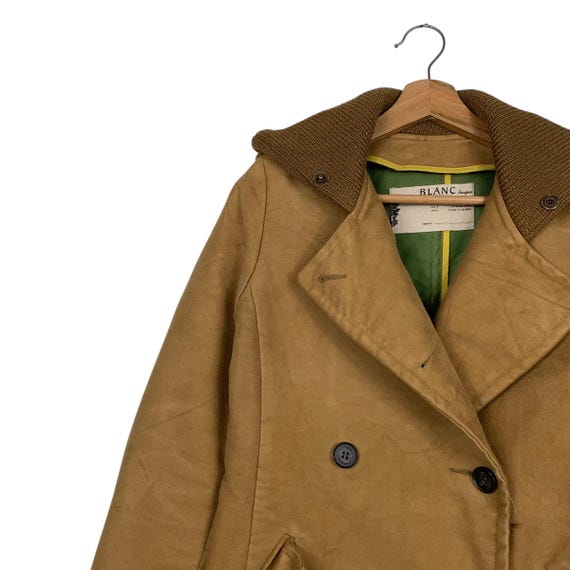 Blanc Basque Double Breasted Coat - image 4