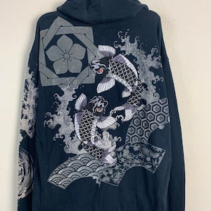 Fugutaiten Sukajan Koi Fish Hoodie