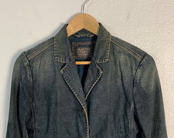 Marithe Francois Girbaud Denim Jacket - Etsy Marithe Francois Girbaud Denim Jacket - Etsy