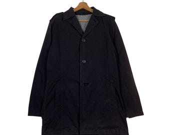 ジャケット・アウター Burberry blue label denimjacket Black Burberry Blue Label Denime Jacket - Etsy Canada