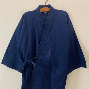 Japanese Traditional Indigo Kimono