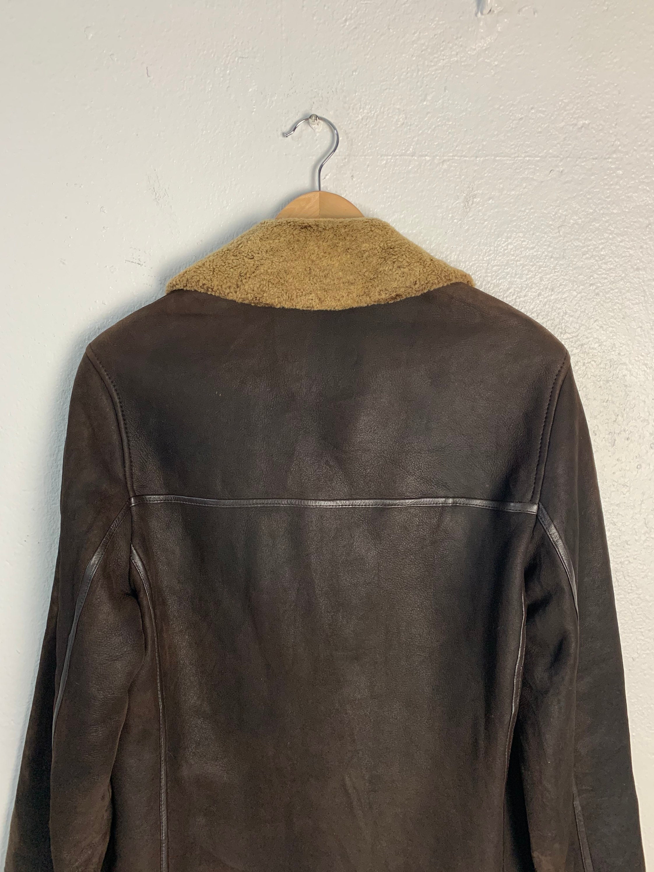 Max mara leather jacket sale