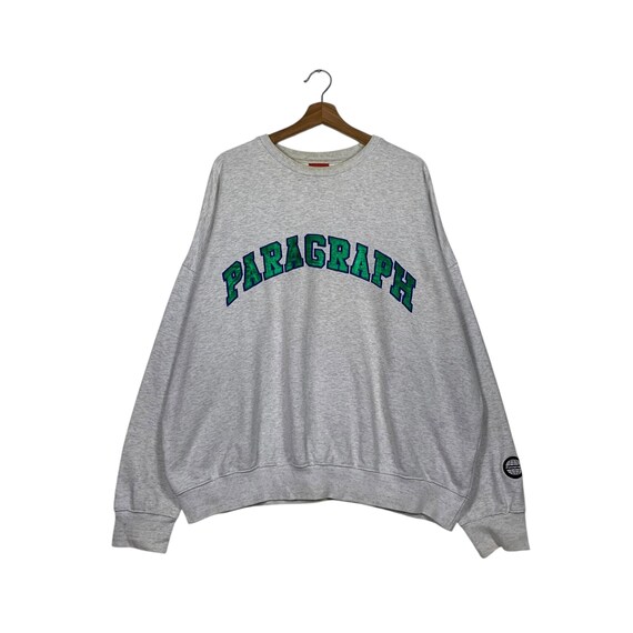 【Paragraph】23FW★ BIG FONT LOGO CREW no.057 PARAGRAPH OFFICIAL CREW-NAVY - paragraph